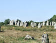 Carnac : les mégalhites - menhirs