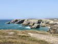 Quiberon : la côte - vue sur les falaises