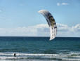 Guidel : windsurfeur en action