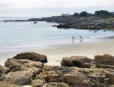 Tregunc - pointe de Trévignon - petite plage dans une anse