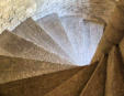 Suscinio : le château - escalier pierre en colimaçon
