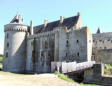 Suscinio : le château - arrière gauche du château