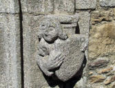Suscinio : le château - sculpture dans un mur