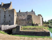 Suscinio : le château - arrière du château - les remparts