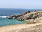 Quiberon : la côte - chemin côtier