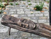 Pont Scorff :exposition de sculptures bois dans les rues 1