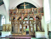 Le Faouêt : chapelle Saint Fiacre - le Jubé