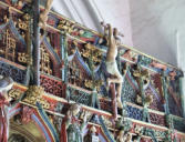 Le Faouêt : chapelle Saint Fiacre - détails du Jubé