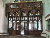 Le Faouêt : chapelle Saint Fiacre - arrière du Jubé 