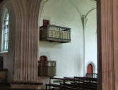 Le Faouêt : chapelle Saint Fiacre - intérieur de la chapelle