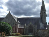 Le Faouêt : chapelle Saint Fiacre - vue de côté