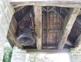 Le Faouêt : Chapelle Saint Barbe - cloche du campanile