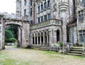 Château de Keriolet : détails de la façade d'entrée