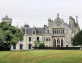 Château de Keriolet : vue de l'extérieur depuis le parc
