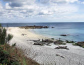 Pointe de Beg Meil - la pointe et la plage des dunes