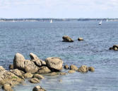 Pointe de Beg Meil - l'océan et rochers