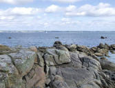 Pointe de Beg Meil - la pointe - l'océan et rochers