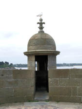 Saint Malo : tour de guet dans les remparts