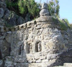 Rothéneuf : façade sculptée
