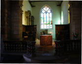 Rochefort en Terre - le choeure de l'église Notre Dame de la Tronchaye