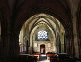 Kernascléden : l'église Notre Dame - intérieur de l'église