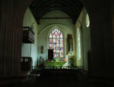 Le Faouêt : chapelle Saint Fiacre - intérieur de la chapelle