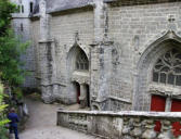 Le Faouêt : Chapelle Saint Barbe - entrée
