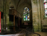 Le Faouêt : Chapelle Saint Barbe - tribune seigneuriale