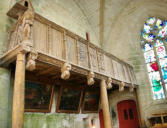 Le Faouêt : Chapelle Saint Barbe - tribune seigneuriale 2