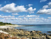 Pointe de Beg Meil - sémaphore et plage des dunes