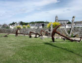 Saint Malo : diverses ancres de marine