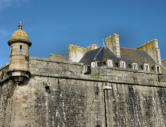 Saint Malo : échauguette sur les remparts