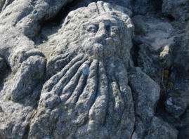Rothéneuf : Poéidon ( le dieu de la mer )