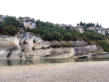 Saint Martin d'Ardèche : plage de galets