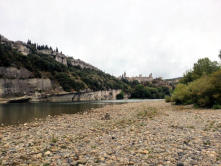 Saint Martin d'Ardèche : paysage de la rivière Ardèche