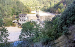Les Gorges du Doux : barrage hydroélectrique