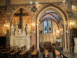 Aiguèze : intérieur de l'église Saint Roch