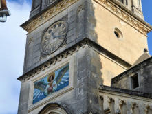 Aiguèze : église Saint Roch, détails sur le clocher