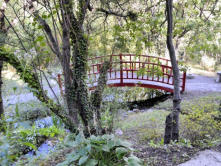 Digne les bains : Musée promenade, le sentier de l'eau,le jardin japonais