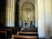 La Garde Adhémar : l'église Saint Michel, la nef