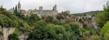 Saint Martin d'Ardèche : vue sur le village d'Aiguèze Barjac