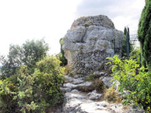 Aiguèze : point le plus haut du village