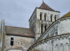 Saint Jouin de Marnes : Clocher de l'abbatiale Saint Jouin