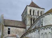 Saint Jouin de Marnes : Clocher de l'abbatiale Saint Jouin