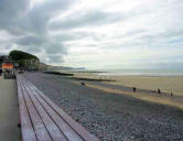 Veules les Roses : le long de la plage