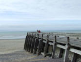 Veules les Roses : le long de la plage