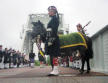 Benouville,Pegasus bridge, parade commémorative.