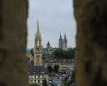 Caen : vue sur la ville et l'église Saint Pierre