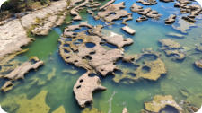 Pont de Poitte : les marmites