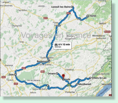 Deuxième circuit Bourgogne Franche Comté